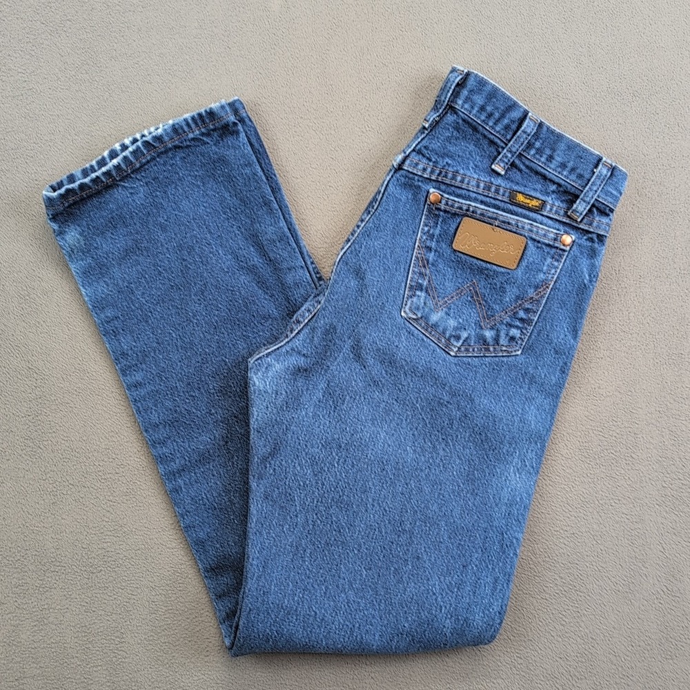 Wrangler Jeans Men's 32x34 Cowboy Cut Blue Western Work 13MWZ
